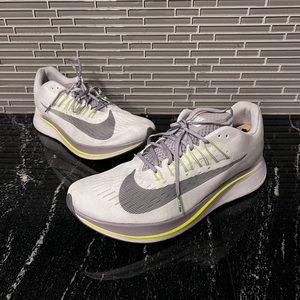 Nike Zoom Fly Shoes Men’s Size 14 Volt Gray Running Athletic Workout 880848-101
